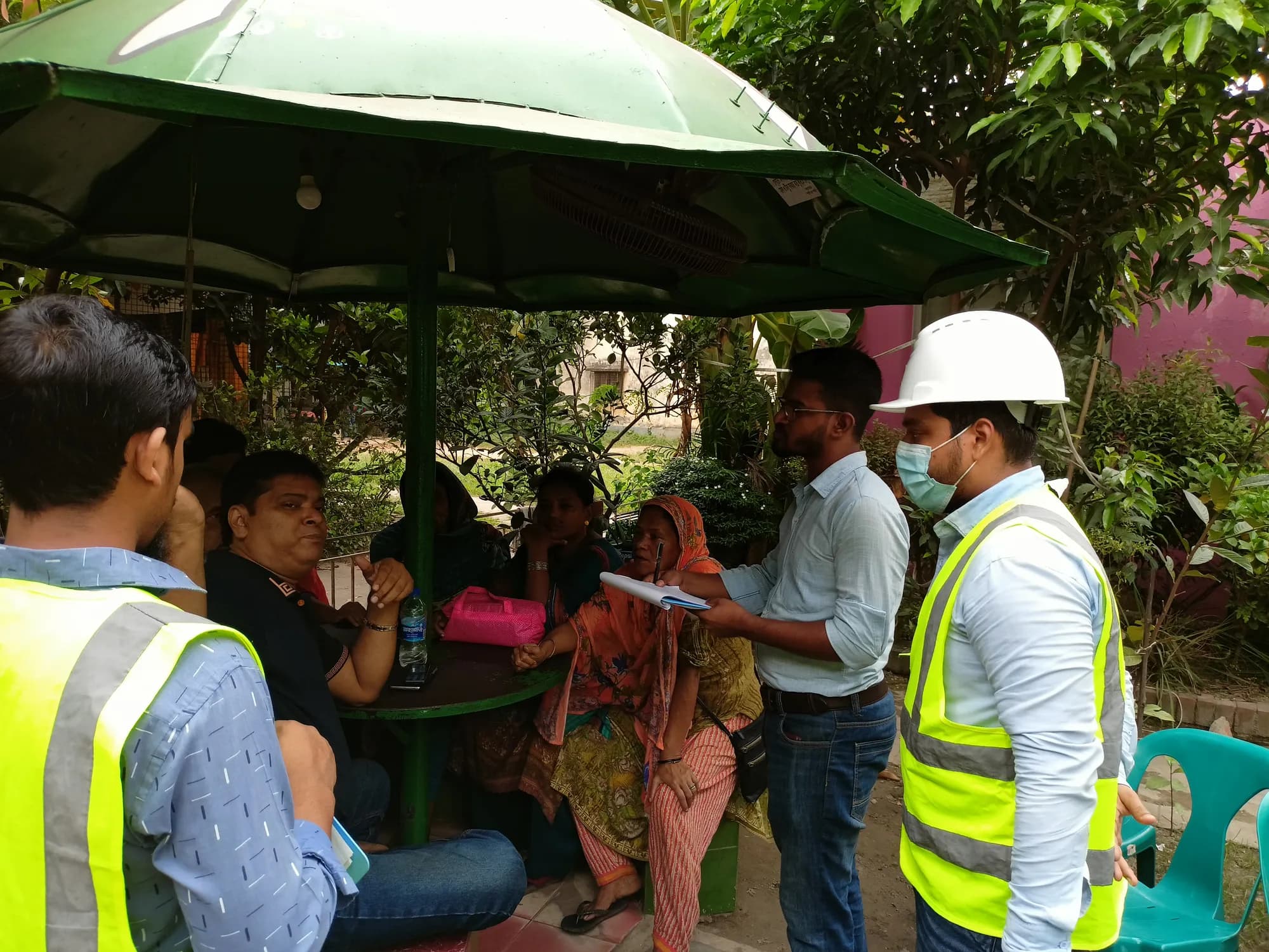 Site photo from the motijheel ideal zone residential buildings project, image 1.