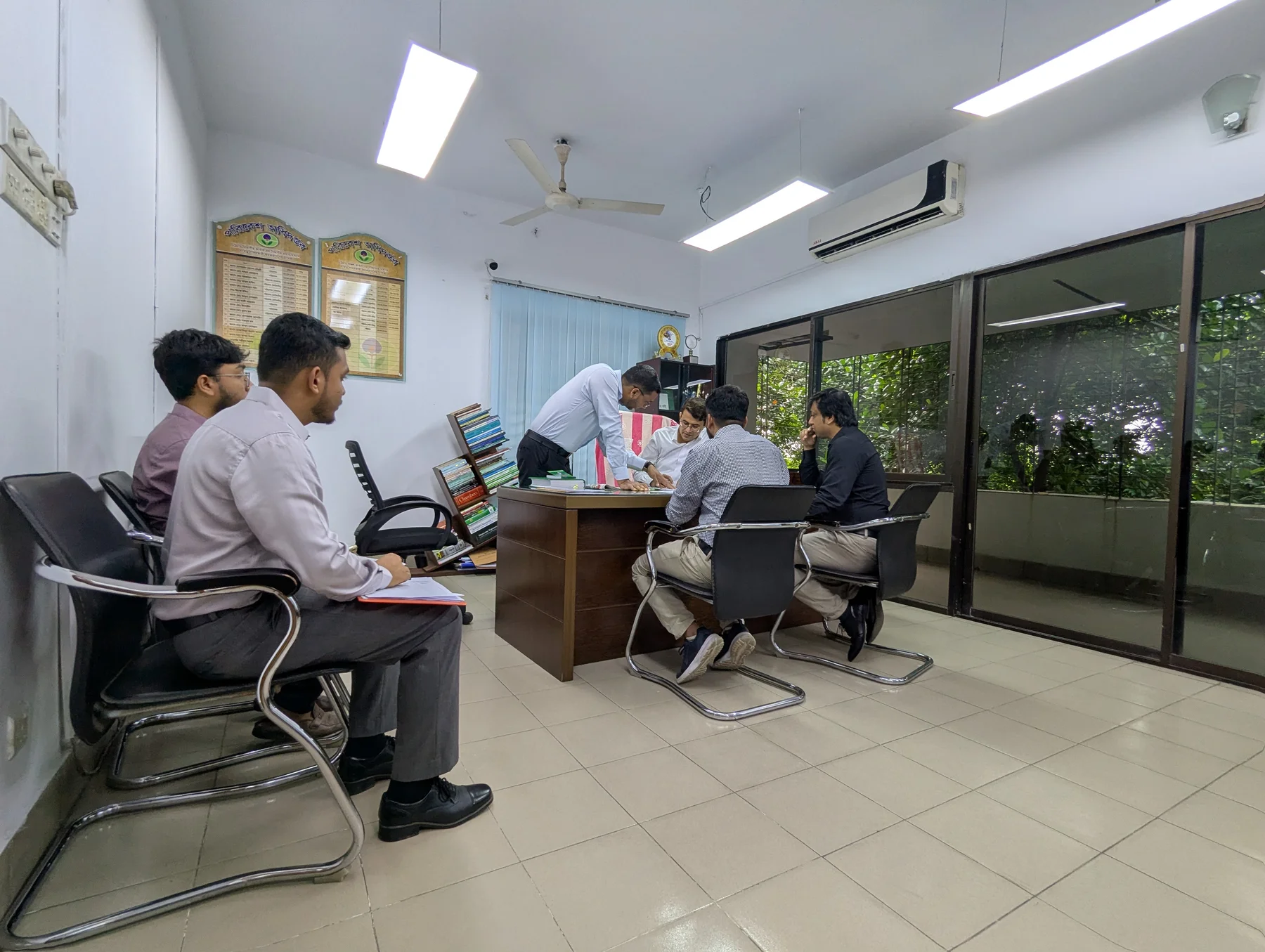 Meeting at the DoE, Chattogram office.